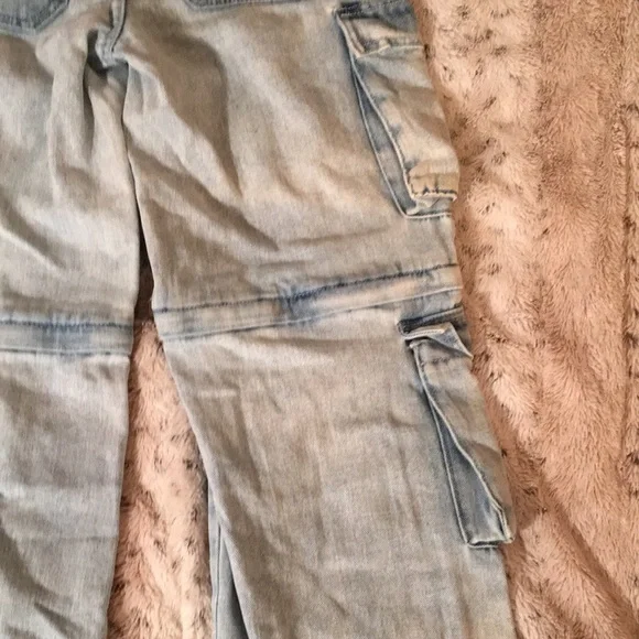 PacSun 90’s Baggy Cargo Zip Off Jeans - Picture 11 of 14